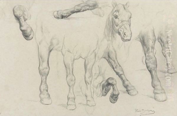 Study For The Horse Fair - view 1