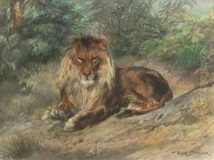The Old Monarch by Rosa Bonheur