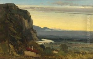 La Saleve Pres De Geneve by Theodore Rousseau