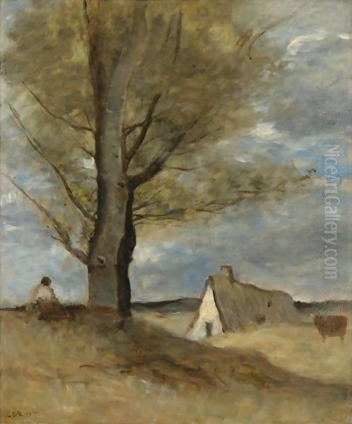 Study Of A Landscape With Figure - view 1