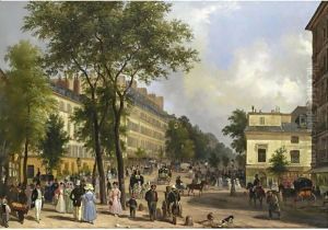 A Boulevard In Paris