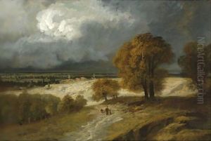Landscape Near St. Denis by Georges Michel