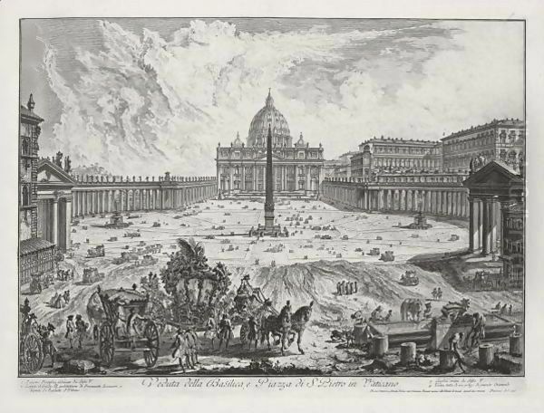 Veduta Della Basilica E Piazza Di S. Pietro In Vaticano - view 1