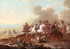 A Cavalry Skirmish 3 by Rugendas, Georg Philipp I