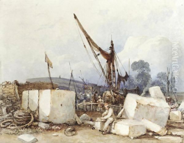A Stonemason's Yard - view 1