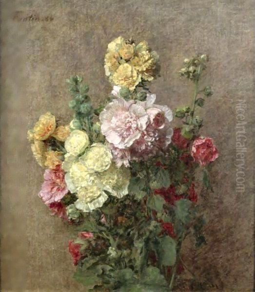 Roses Tremieres Sans Vase - view 1