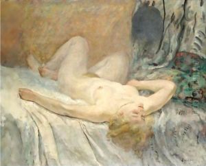 Femme Nue Endormie by Henri Lebasque