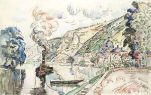 Les Andelys 2 by Paul Signac