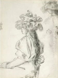 Portrait De Fillette by Pierre Auguste Renoir