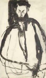 Homme A La Barbe by Amedeo Modigliani