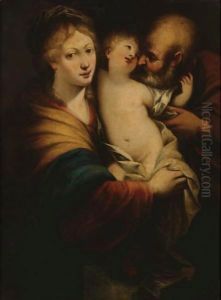 The Holy Family by Giulio Cesare Procaccini