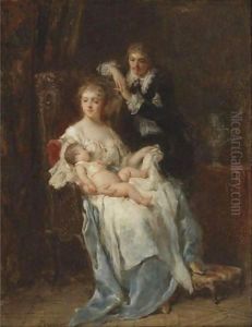 Their Pride And Joy by Antoine Emile Plassan