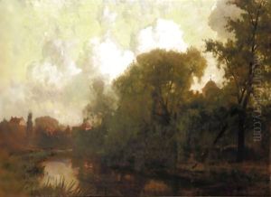 On The Tyne, East Linton by Robert Noble