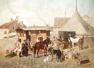 The Circus Performers by Franz Quaglio