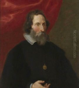 Portrait Of Eerryk De Putte (Erycius Puteanus) by Sir Anthony Van Dyck