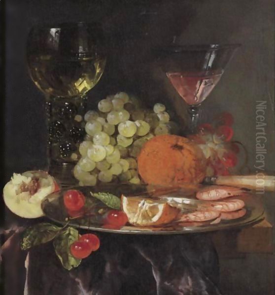 Still Life With Wine Glasses - view 1