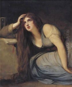 Lady Hamilton As The Magdalene by George Romney