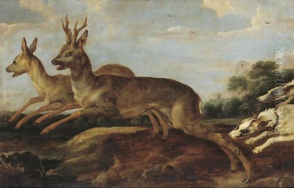A Stag Hunt - view 1
