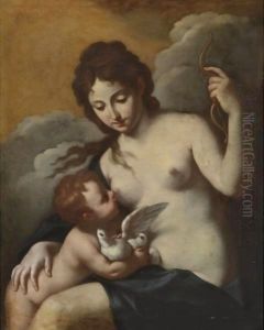 Venus And Cupid by Carlo Cignani
