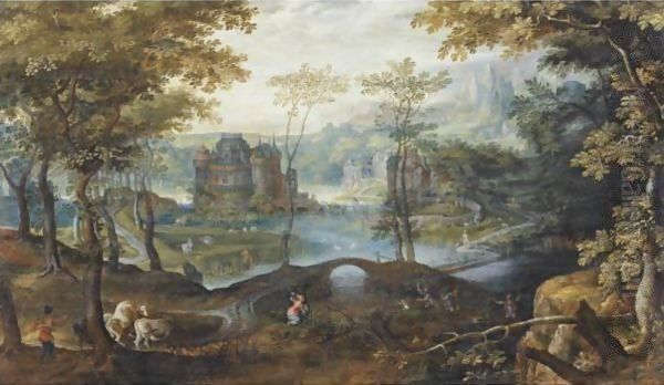 A Landscape With Latona Turning The Lycian Peasants Into Frogs - view 1