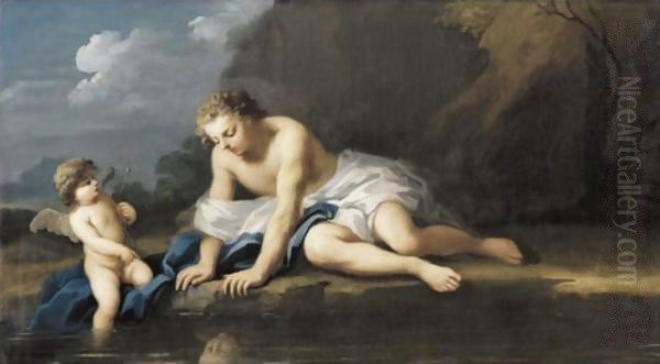 Narcissus And Cupid - view 1