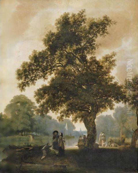 Elegant Company By A River - view 1