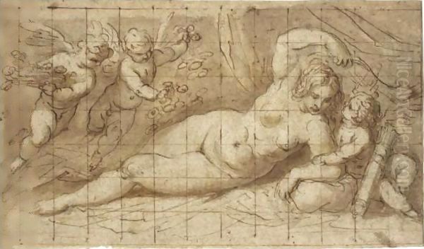 Venus And Cupid - view 1