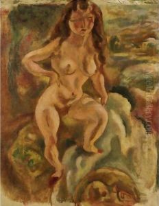La Belle Californienne by Jules Pascin