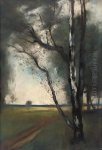 Birken Am Waldrand by Lesser Ury