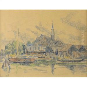 Bords De Riviere by Maximilien Luce