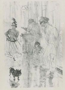 Le Marchand De Marrons by Henri De Toulouse-Lautrec