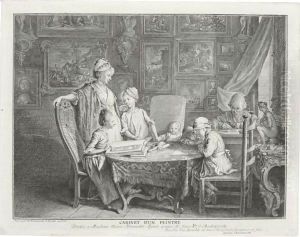 Cabinet D'Un Peintre by Daniel Nikolaus Chodowiecki