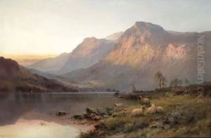 Evening Glow, Ben More by Alfred de Breanski