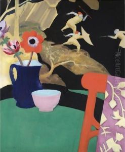 Still Life With A Lacquer Screen by Francis Campbell Boileau Cadell