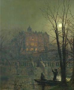 Under The Moonbeams by John Atkinson Grimshaw