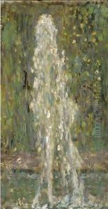 Jet D'Eau Au Clair De Lune