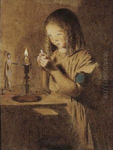 The Little Dressmaker by William Henry Hunt