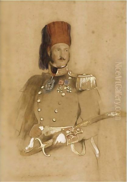 Portrait Of Admiral Walker, Commander Of The Turkish Fleet - view 1