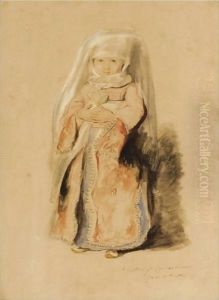 Portrait Of The Infant Daughter Of Admiral Walker, Commander Of The Turkish Fleet