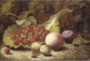 Still Life With Raspberries by Oliver Clare