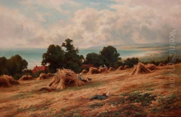 Harvesting On The Sussex Coast, Near Worthing - view 1