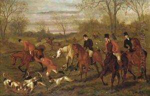 Hunting Scene by Edward Benjamin Herberte