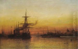 Sunset At Greenwich