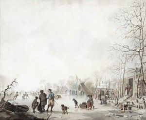 Ice Skating On The Lake by Jacob Cats