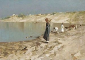 Moorish Water Carrier by Ettore Cercone