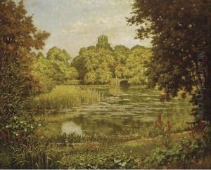 The Quiet Lake by Henri Biva