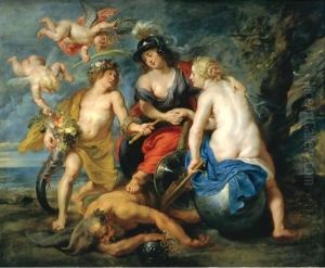 An Allegory Of Good And Bad Government by Theodor Van Thulden