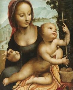 The Virgin And Child In A Landscape The Virgin And Child In A Landscape
