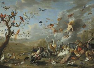 An Allegory Of Air by Jan van Kessel