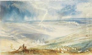 The Field Of Waterloo, From The Picton Tree by Joseph Mallord William Turner